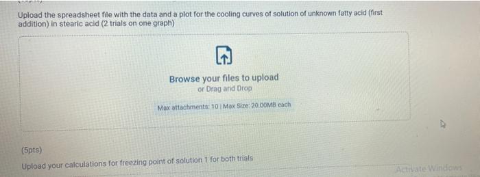  please helpppp this is stearic acid temperature readings pleaseee help Upload