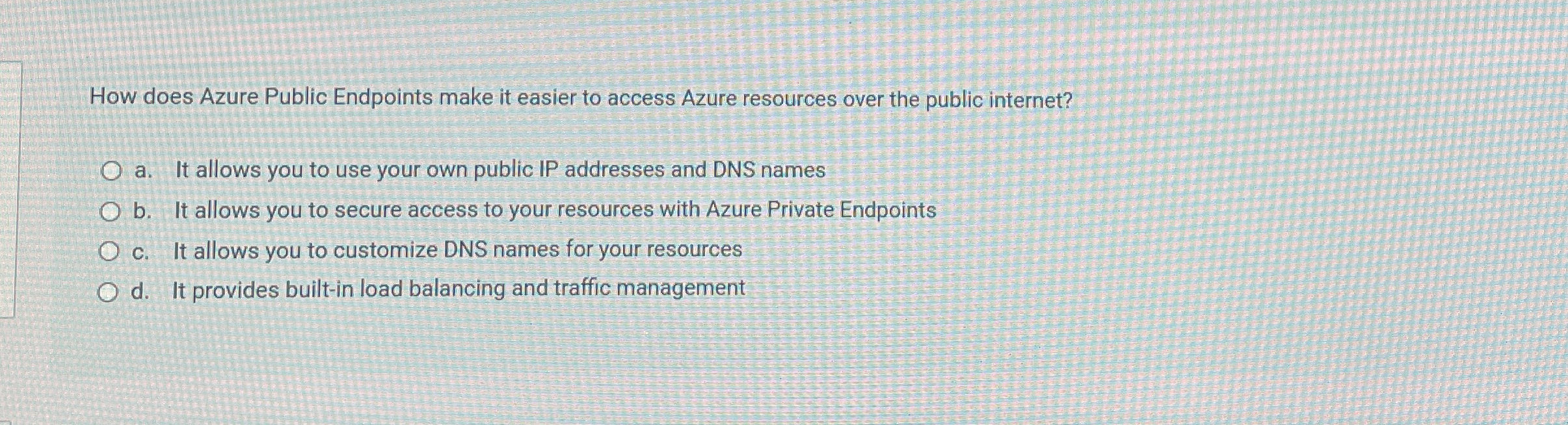  How does Azure Public Endpoints make it easier to access Azure