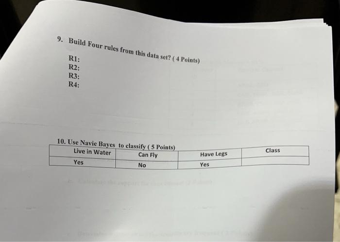 (1 Point) 3. How you can handle with mising value in this