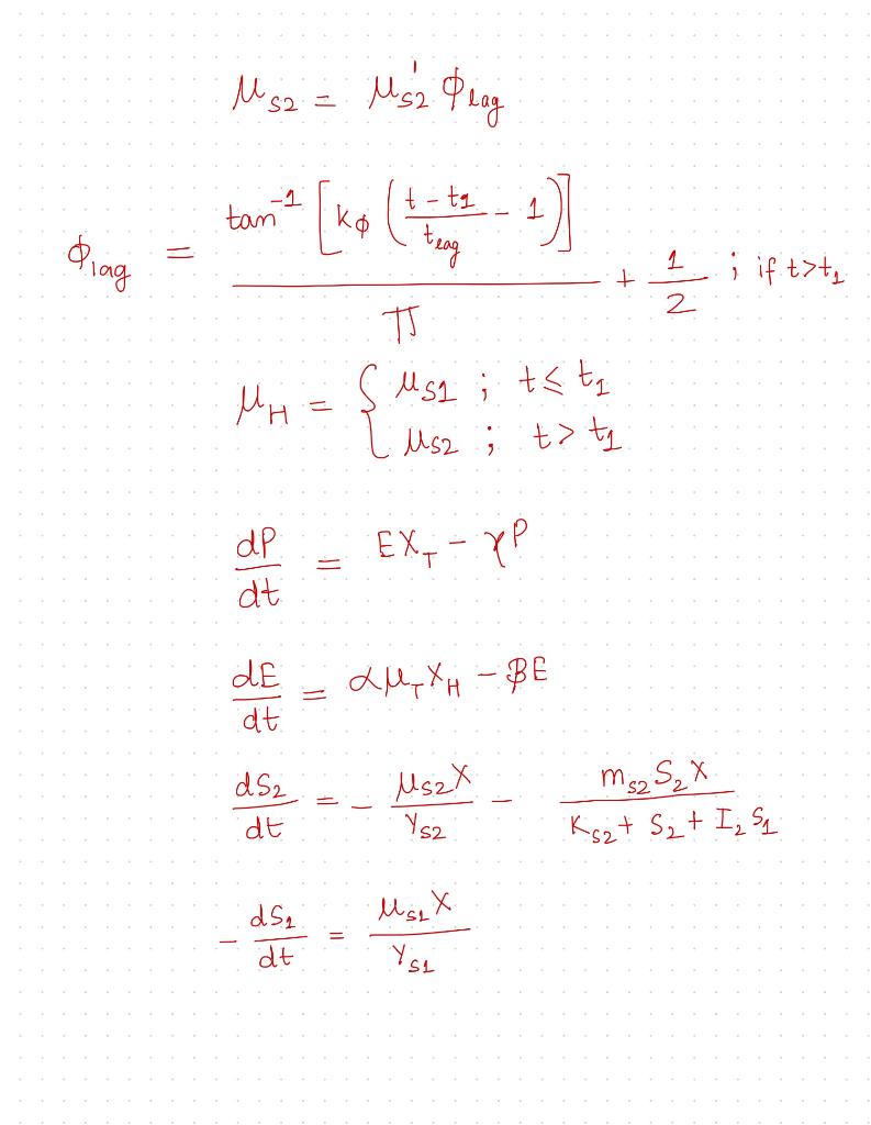 Xt, S1, S2, E, and P? Kindly provide a detailed code in