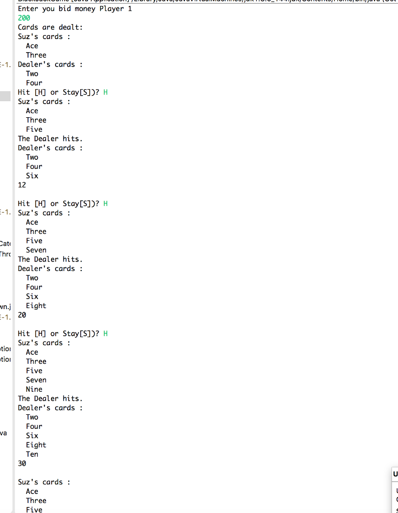 Hello. For some reason, my program is not stopping at 21 cards