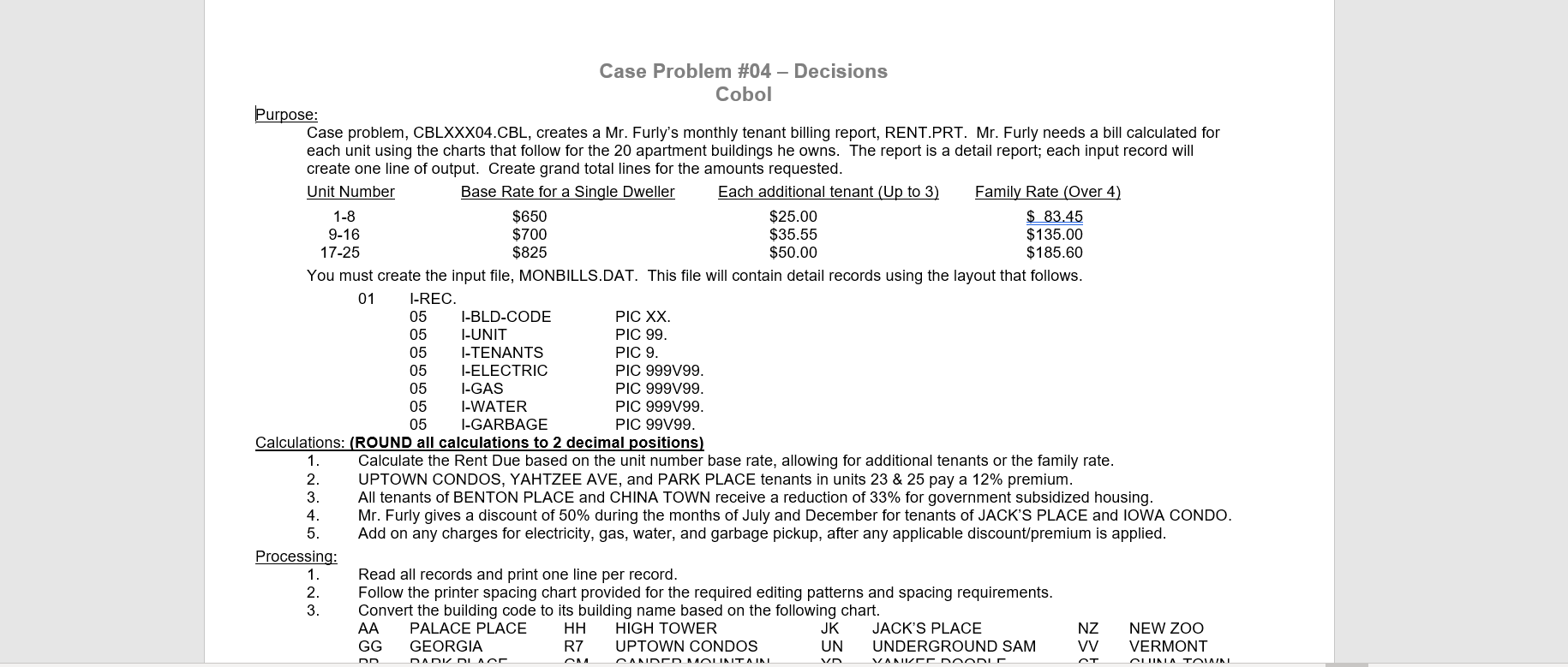 I need problem that case please help me example explain for me.......!!!