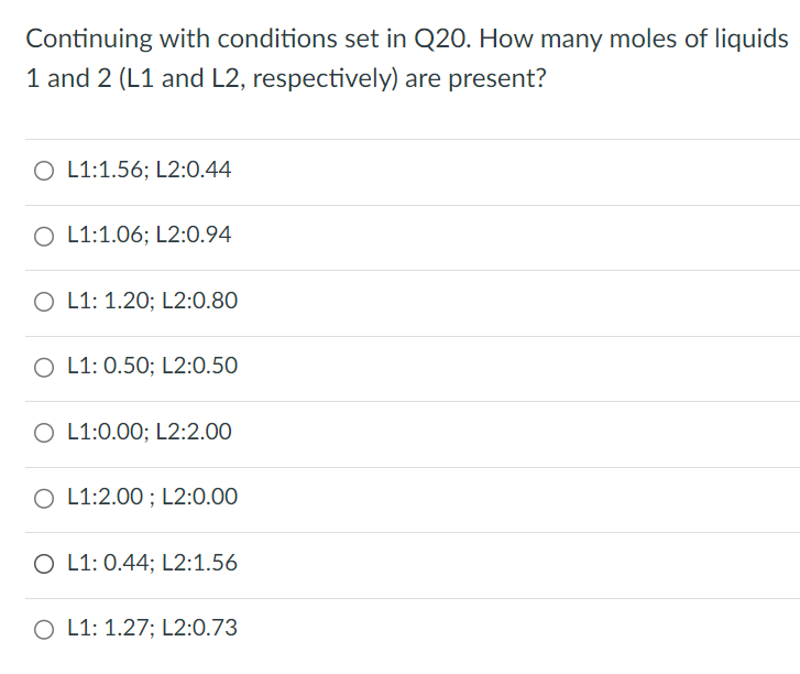 Question 19 Consider a solution with components i and j. The