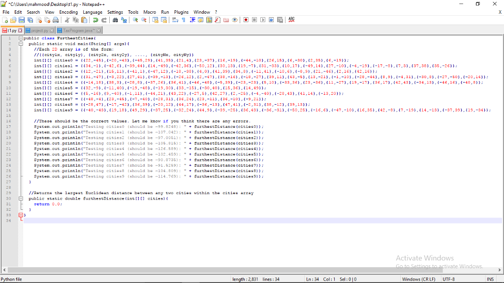 File Edit Search View Encoding Language Settings Tools Macro Run Plugins