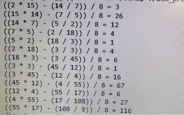 calculations suppose to be in the second picture that has those results
