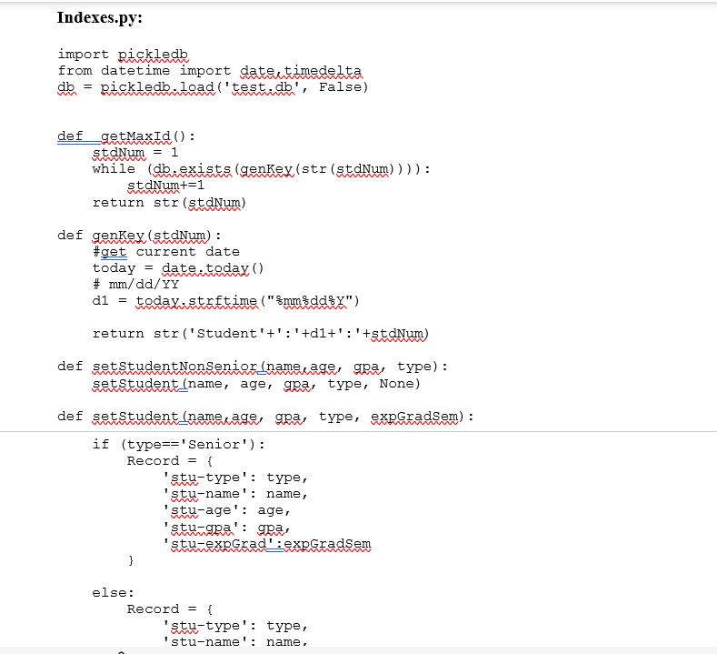 datetime import date import sqlite3 def DictName(Part1): #get current date today =
