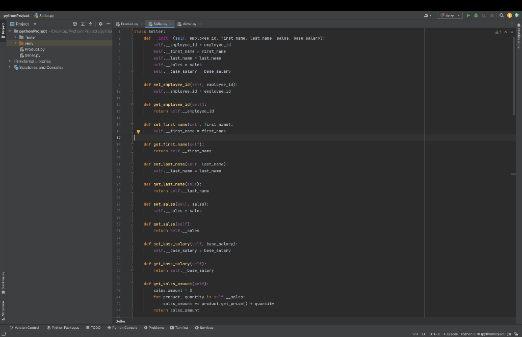 self.__producer = producer self.__sale_price = sale_price self.__imported_price = imported_price def set_name(self, name):