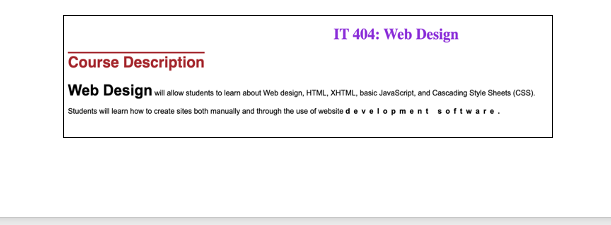 Write an HTML file that creates the following web page. Important notes: