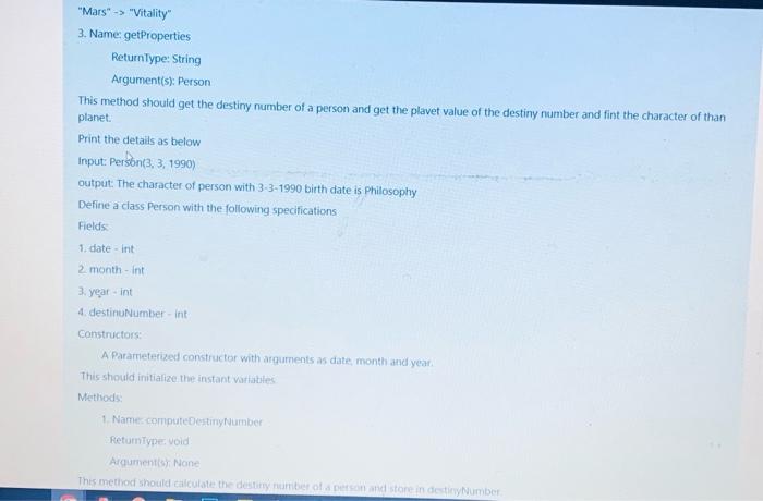 contains all 9 planets. planets Characteristics contains the characters of the planets.