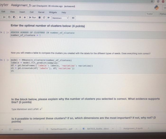 many clusters should we look for Now we will select the appropriate