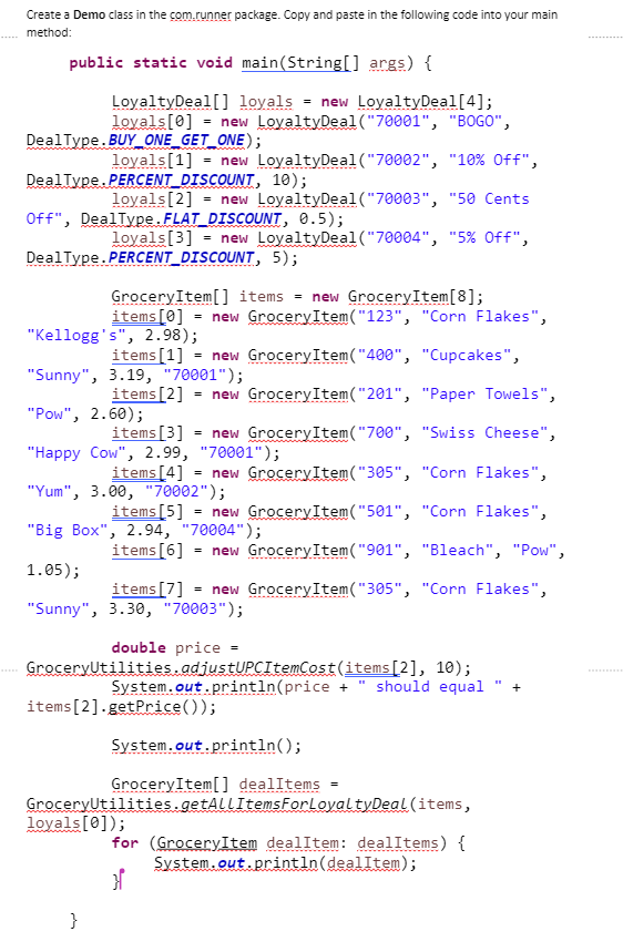 in a grocery store has a UPC (Universal Product Code) which is