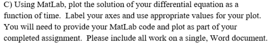 After integration: Ln(p) = kt + c p = ce^(kt) p =