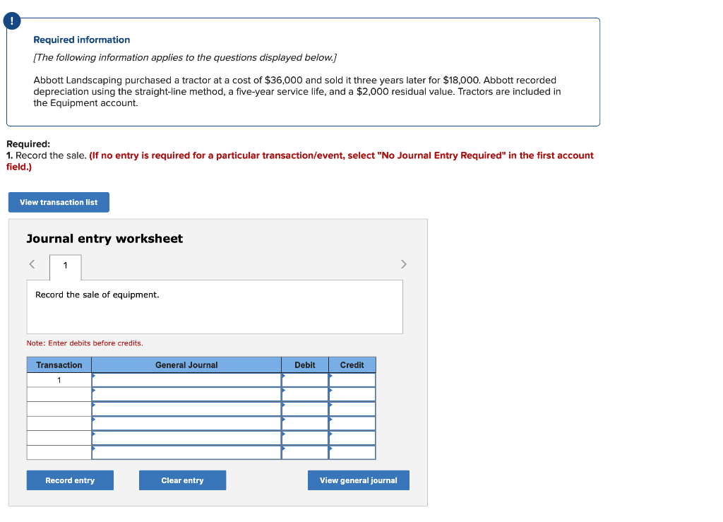 2 PART QUESTION, PLEASE ANSWER BOTH!!!!! Required information (The following information applies