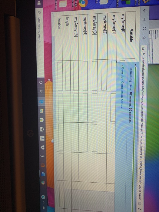11 E 13 @ for (int iteration = 0; iteration myArray[index]) minIndex