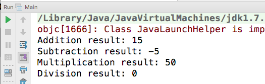 two program arguments to be passed in. Pass in two arguments when