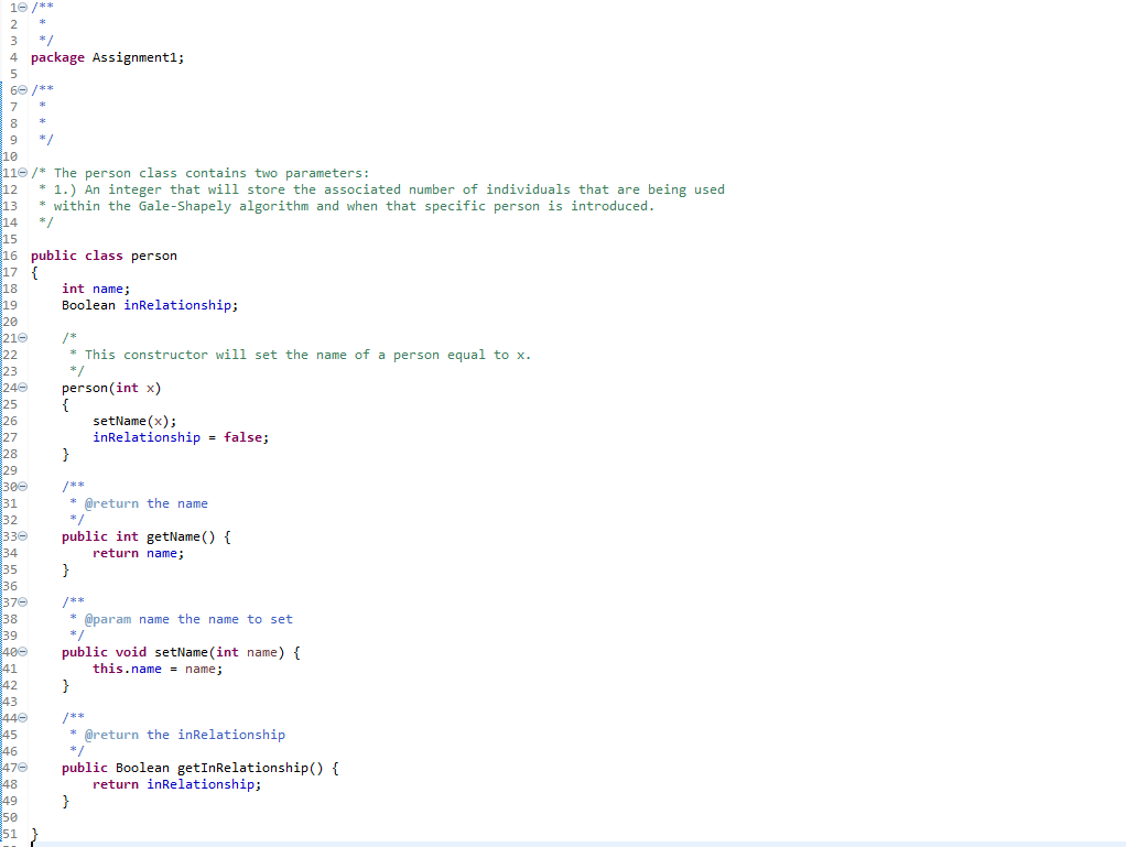 make a stable matching of man and woman pairs using the gale
