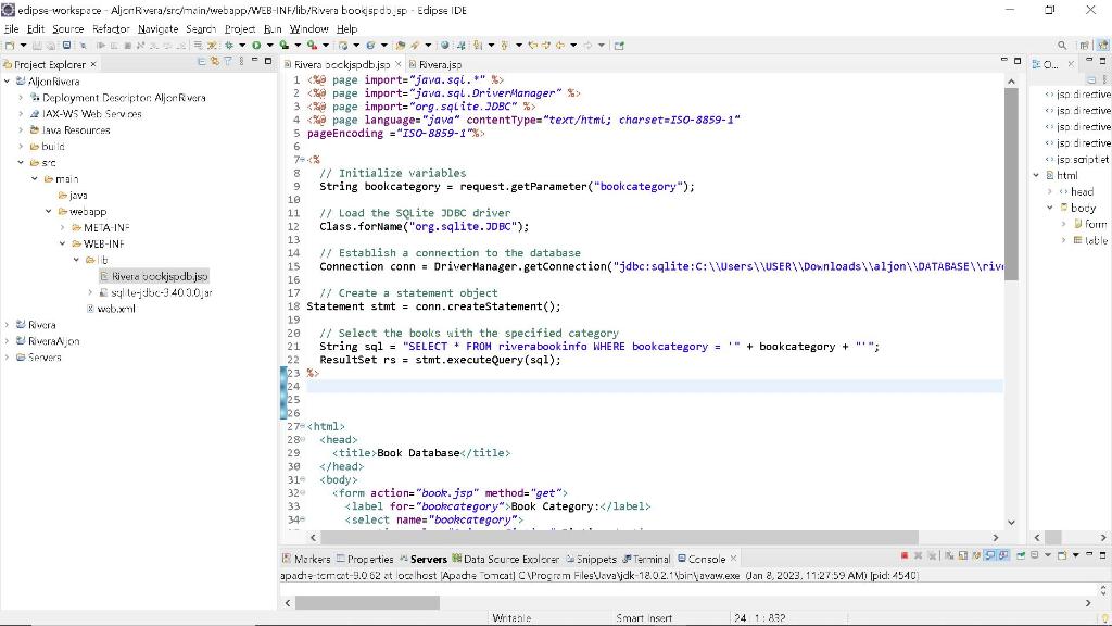 database, it has no error. If I run it with the database,