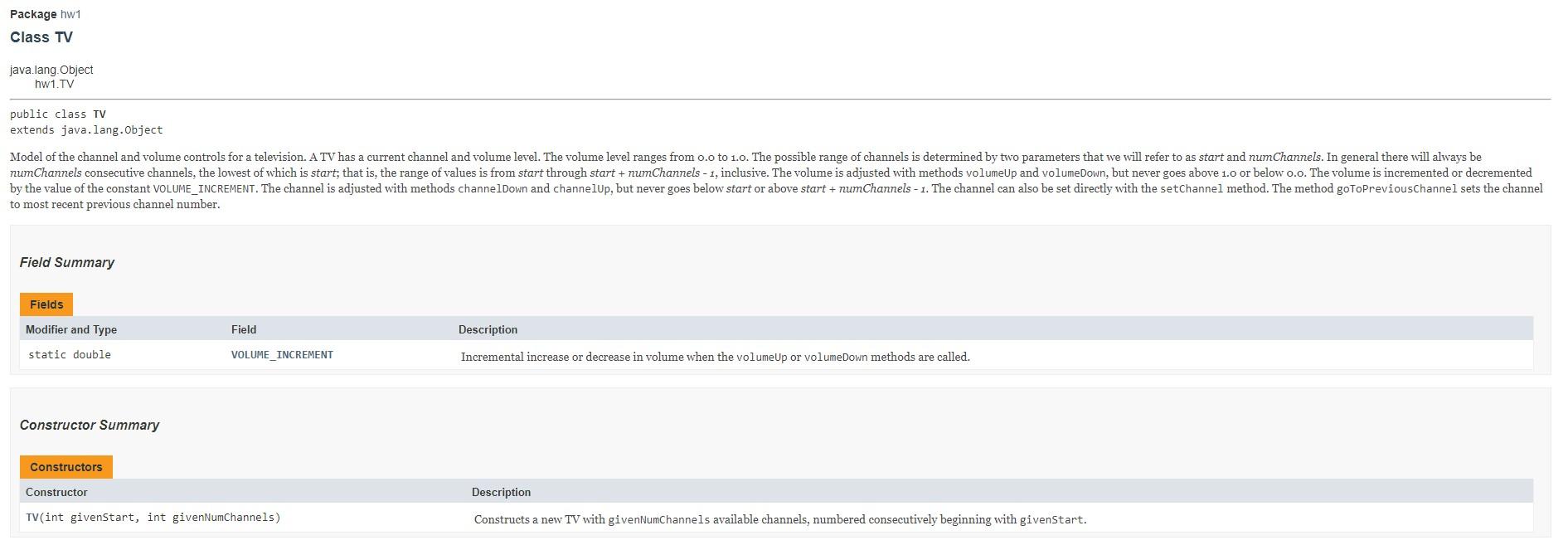 The volume is adjusted with methods volume Up and volume Down, but