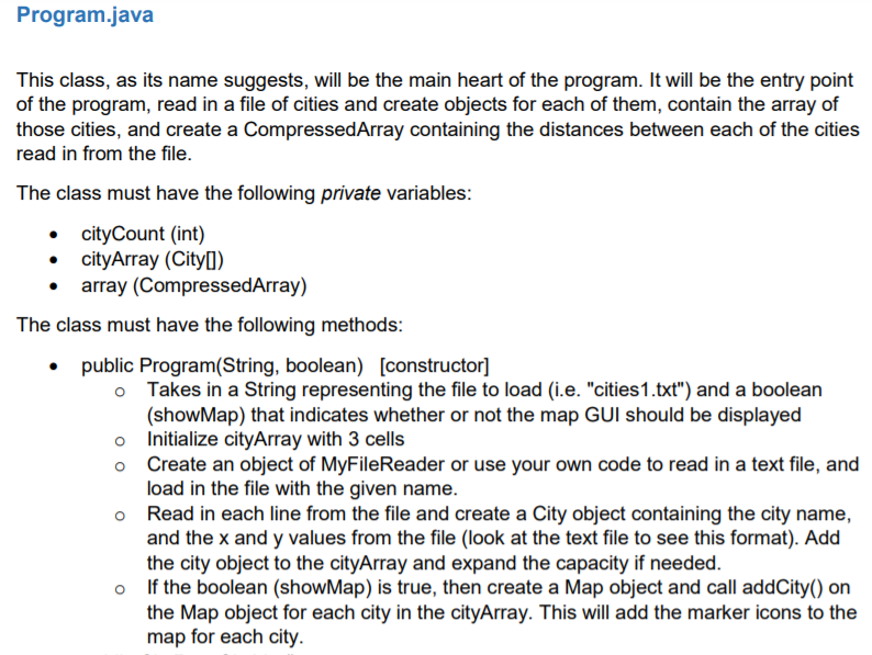 I need these 3 methods please! These are premade (do not change)