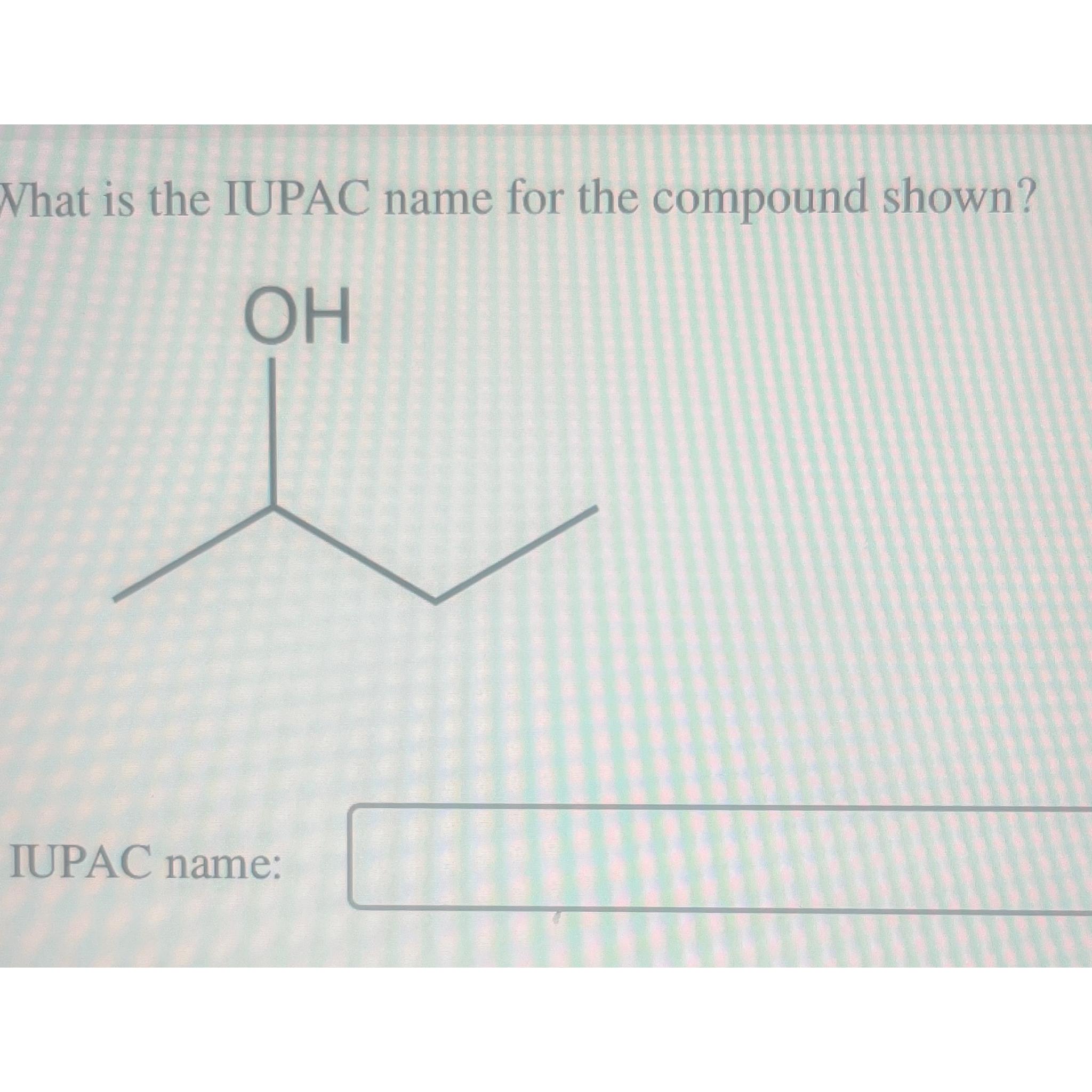  IUPAC name 
