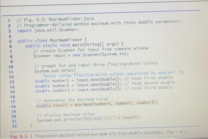 fig.6.3 java how to program,11/e, Early objects Change the program in Fig.