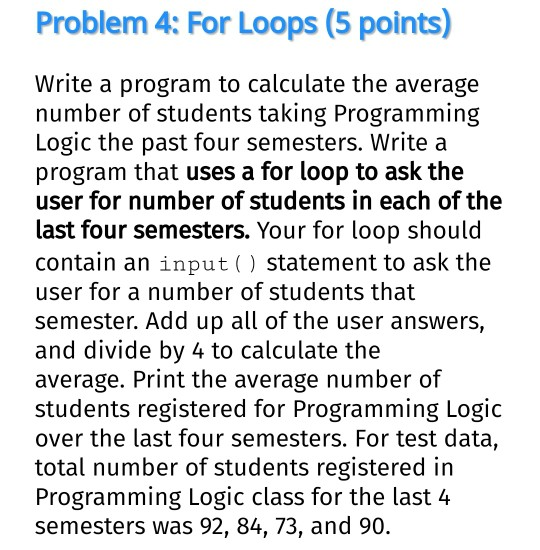 and use concise-and-descriptive variable names. for python class for program 2 quiz