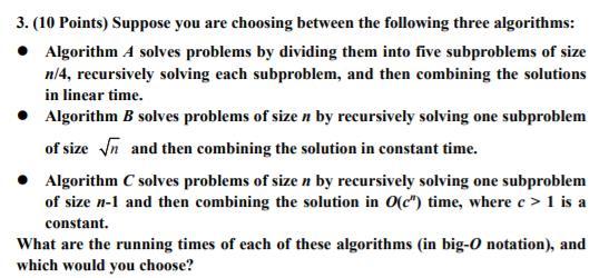 CS Algorithms: Q: ***Correct answer will receive a upvote, wrong answer will
