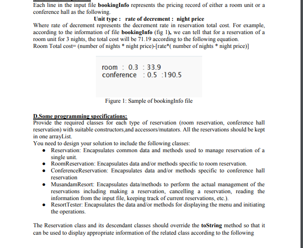 any of the following services (see the sample runs): - Adding a