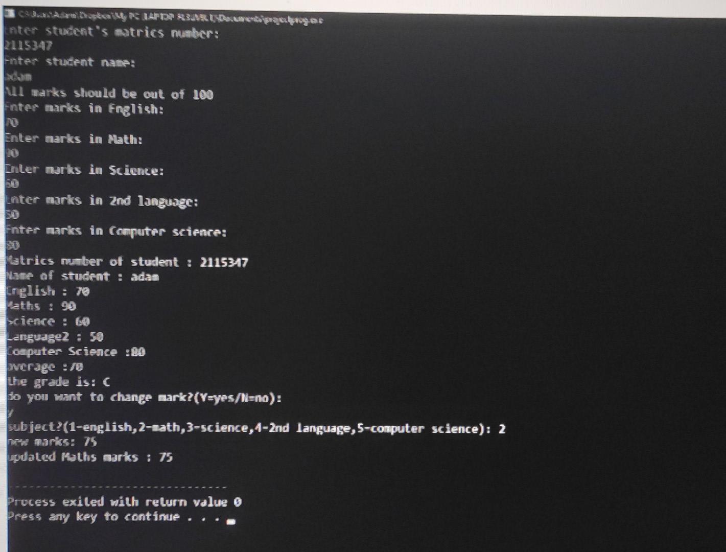 14 void swap(int *ne, int *eng_marks); 15 void swap2(int *nm, int *math_marks);