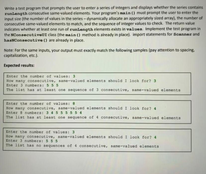 PLEASE HELP ME ASAP!! FOR JAVA USING ECLIPSE. Write a test program