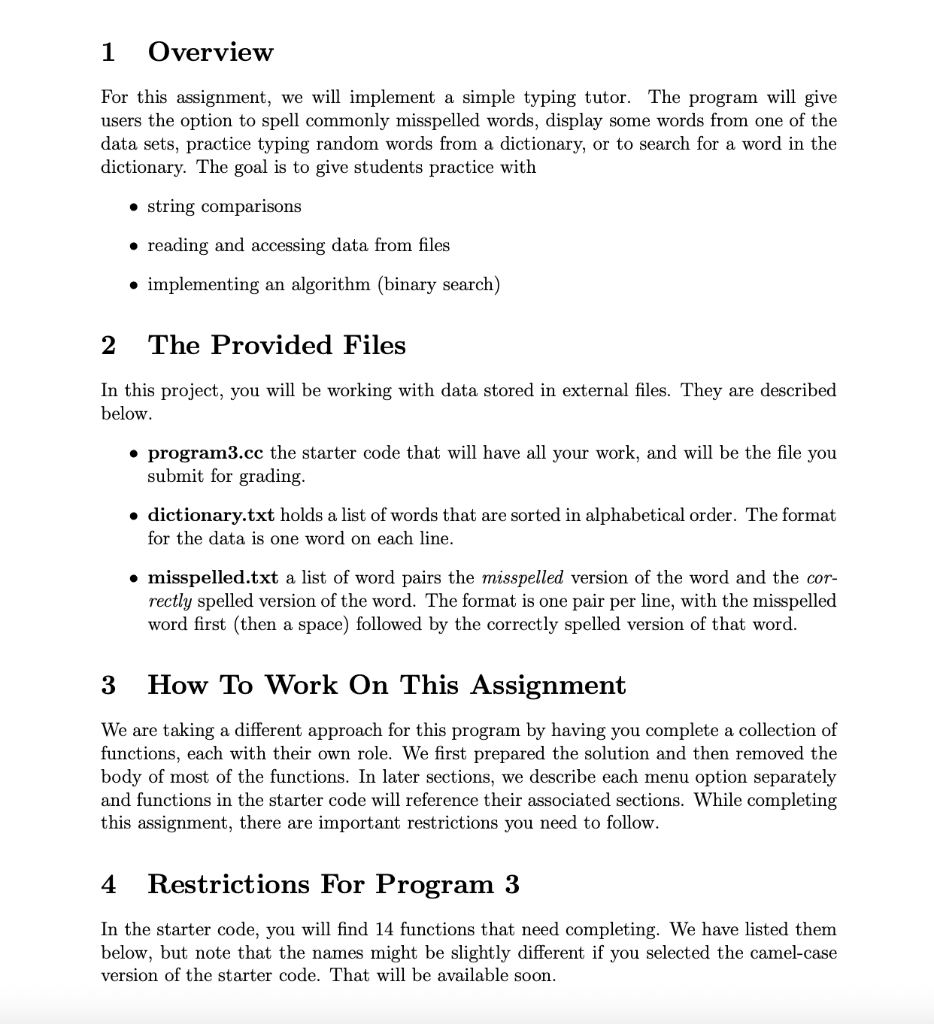  Please do the coding as given in the instructions. I also