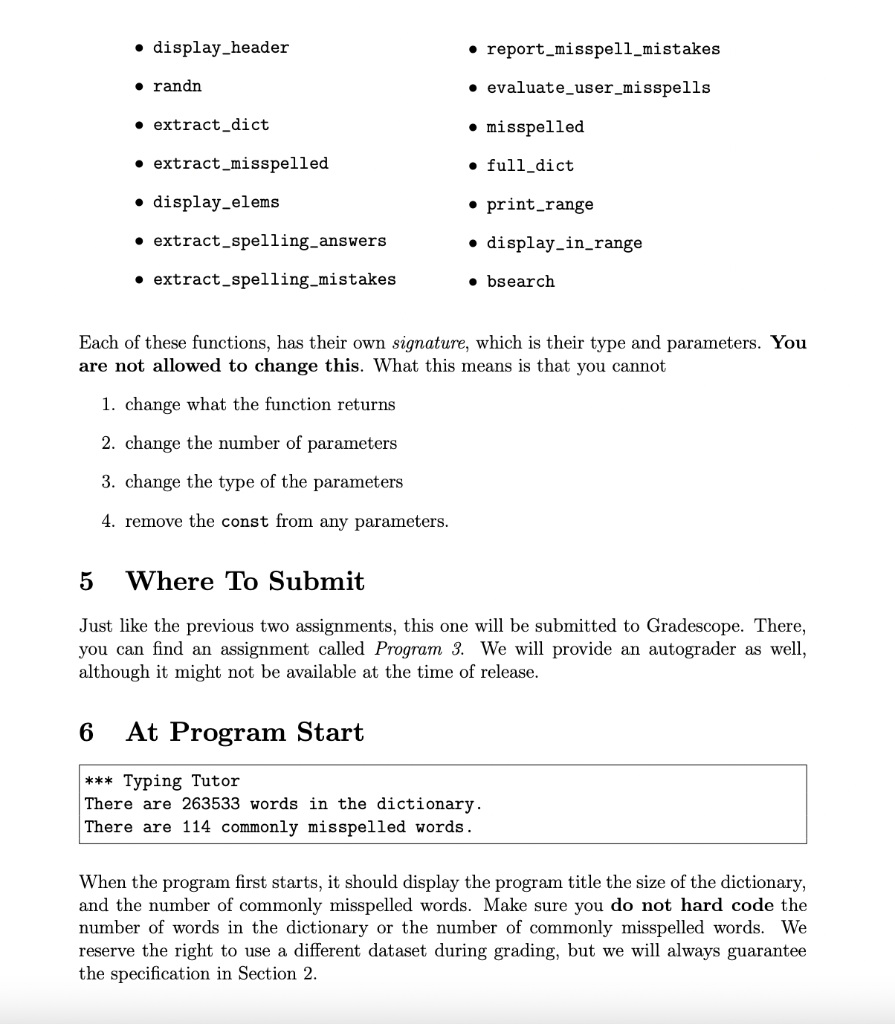provided the starter code and do it in C++ 1 Overview For