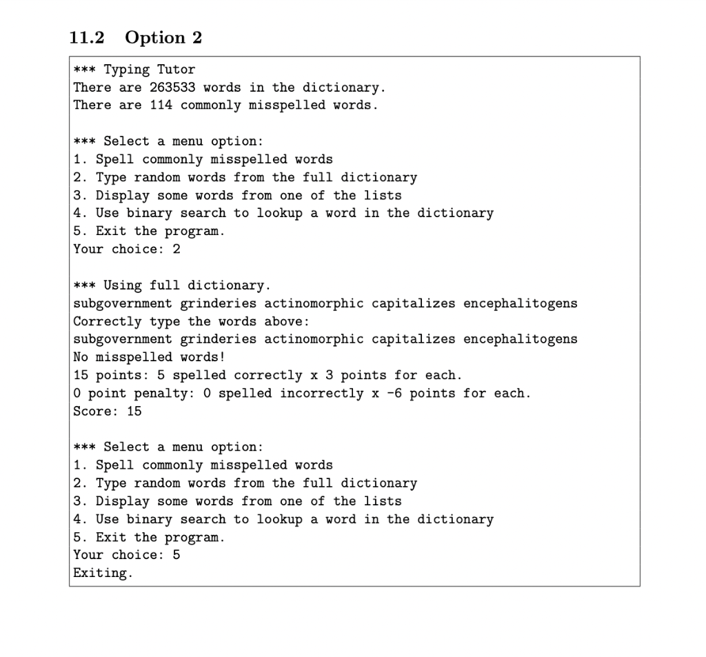 in external files. They are described below. - program3.cc the starter code