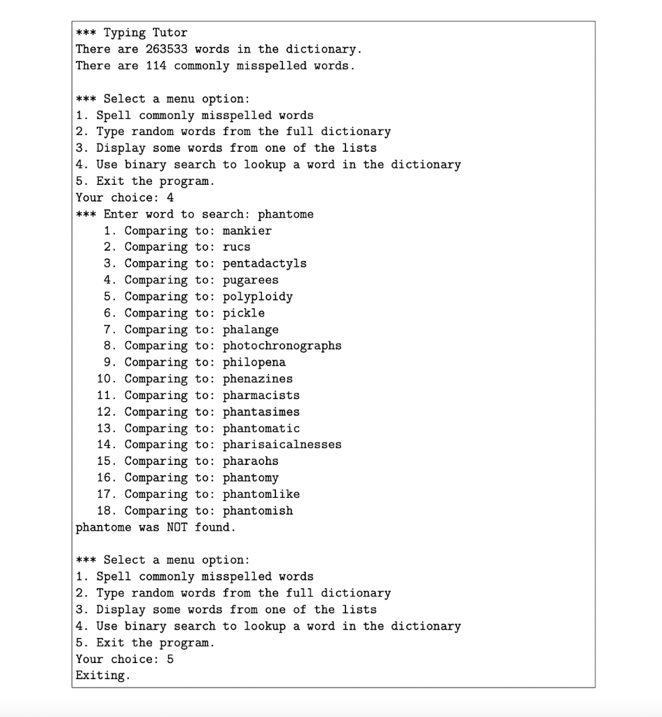 on each line. - misspelled.txt a list of word pairs the misspelled