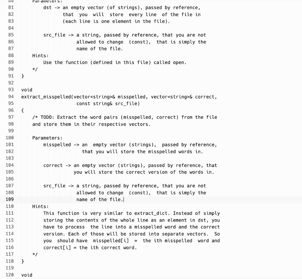 (then a space) followed by the correctly spelled version of that word.