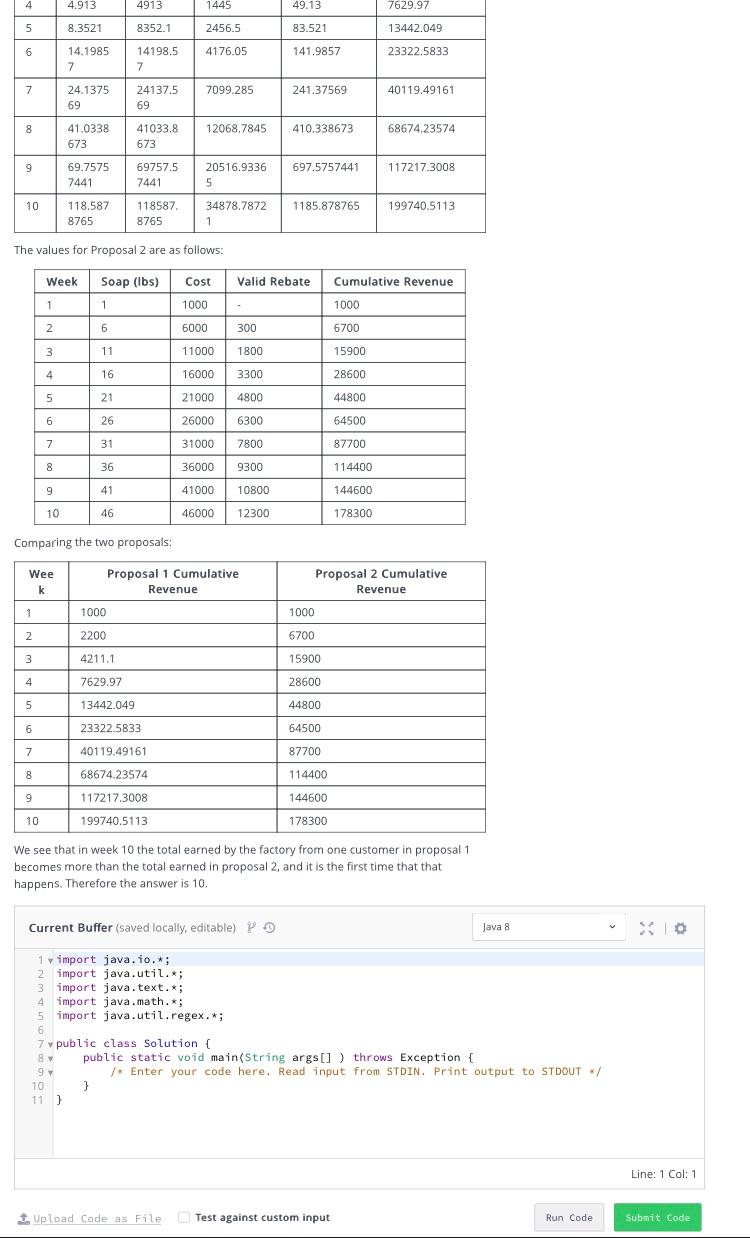 25 Difficulty: Easy A factory producing powdered soap is about to run