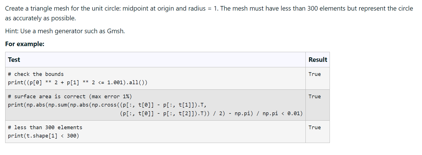  Use Phyton to write the code and please check it according