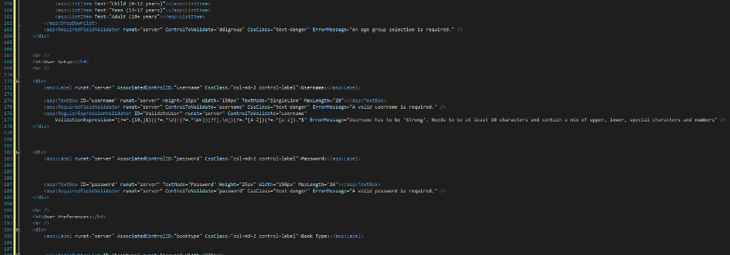 teenager, adult. Radiobuttons should be used to identify gender: male, female, no