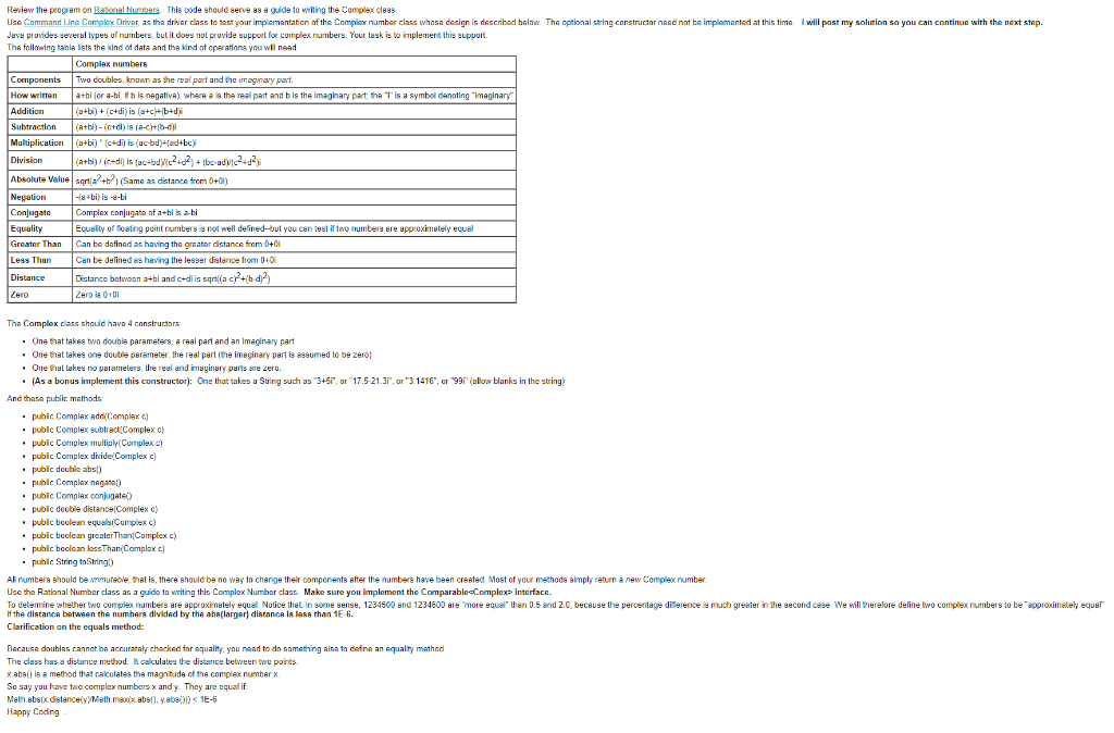  In Java, using the following code as public class Rational extends
