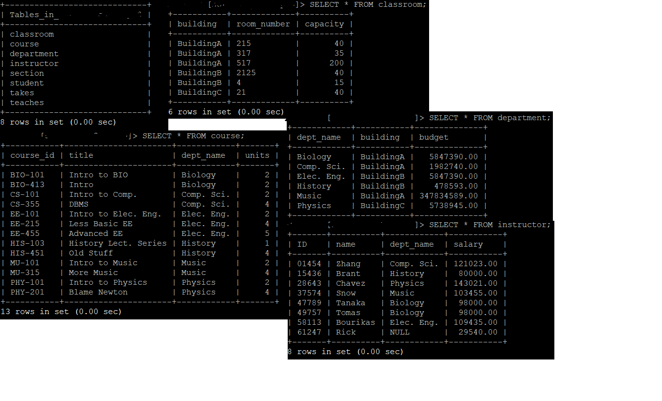 SQL Commands (Help): Here's what I am trying to do: Write a