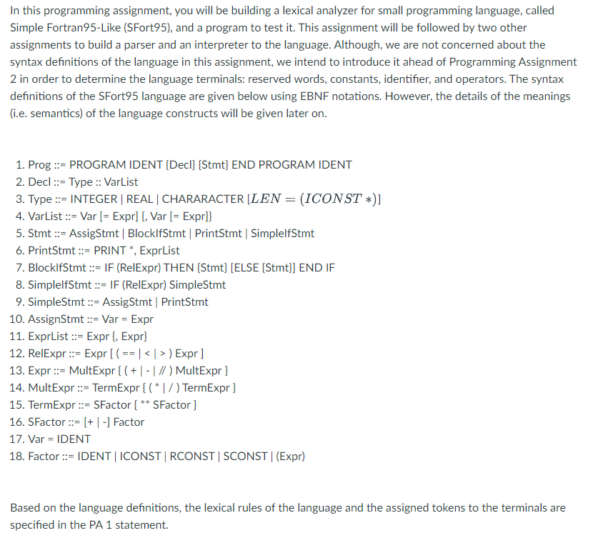  IN C++ PLEASE!!! code for lex.h: /* * lex.h * *