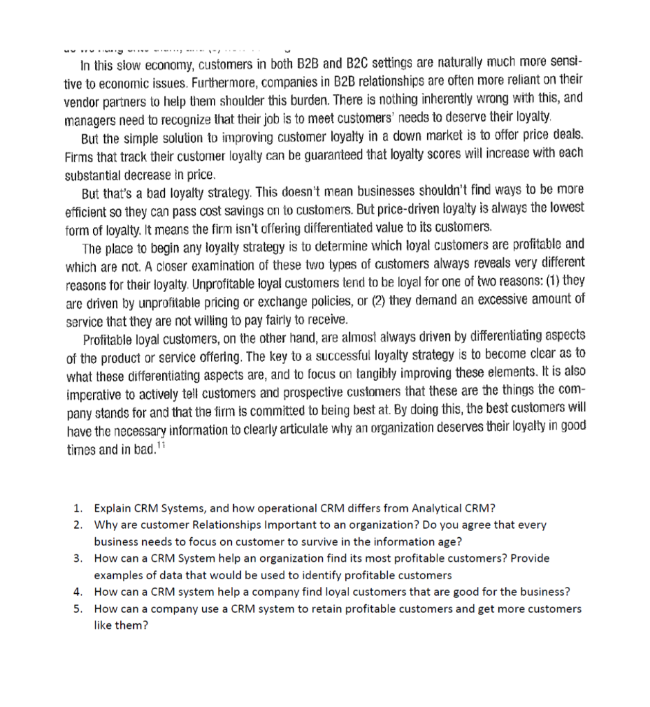 follow with your own works in one or two paragraphs each question.