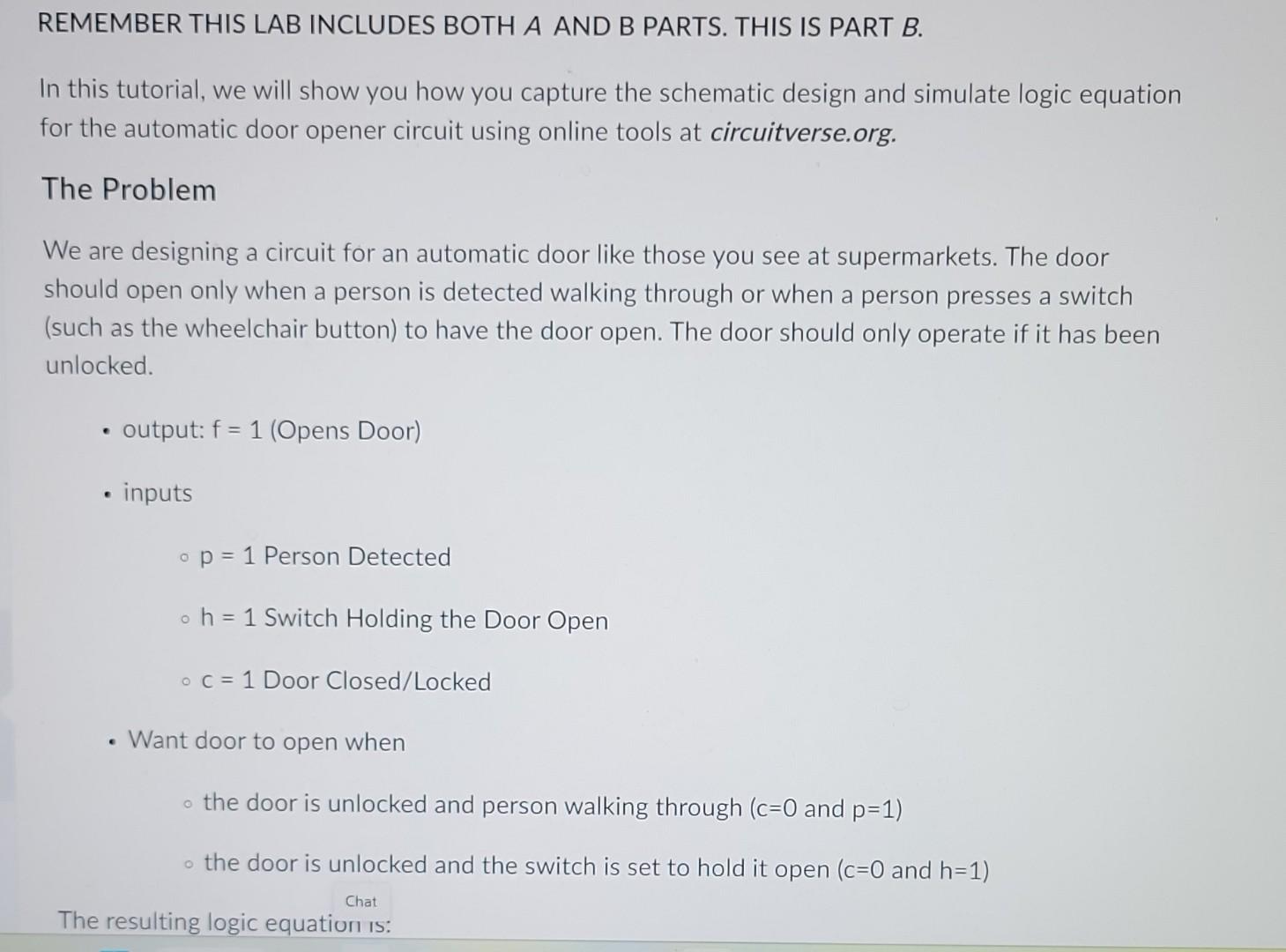 using circuitverse please show me and explain how to draw the circuit