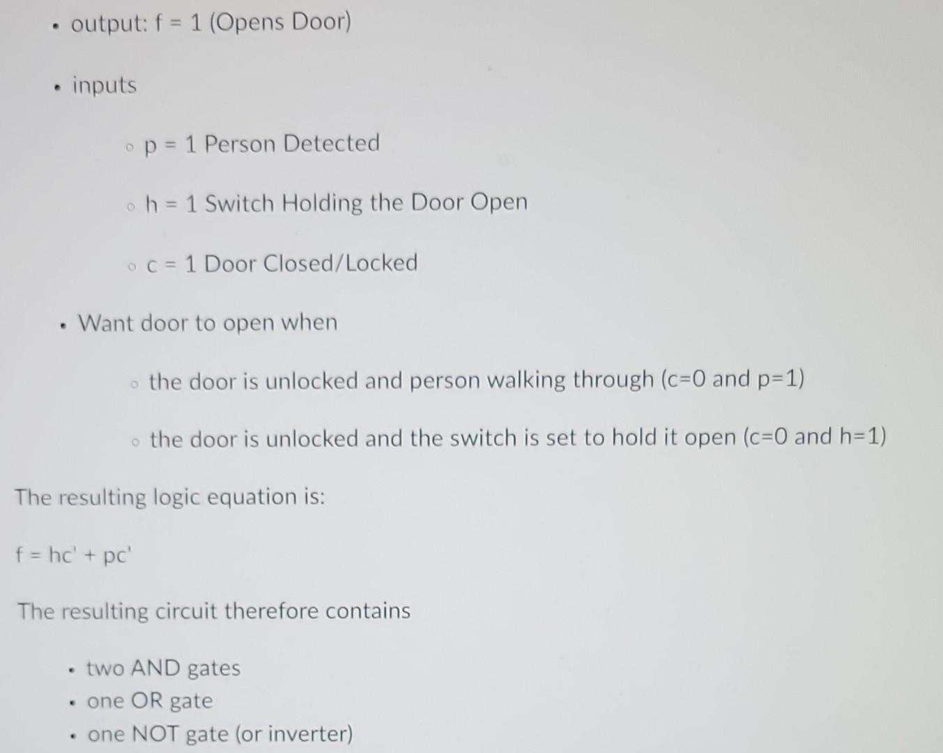 for a door opener and simulate its operations. In this tutorial, we