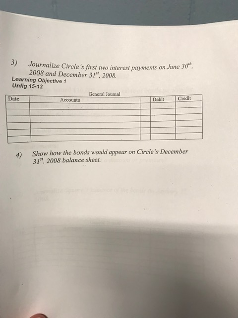 (straight-line amortization Circle Inc. issued $20,000 maturity value of bonds payable for