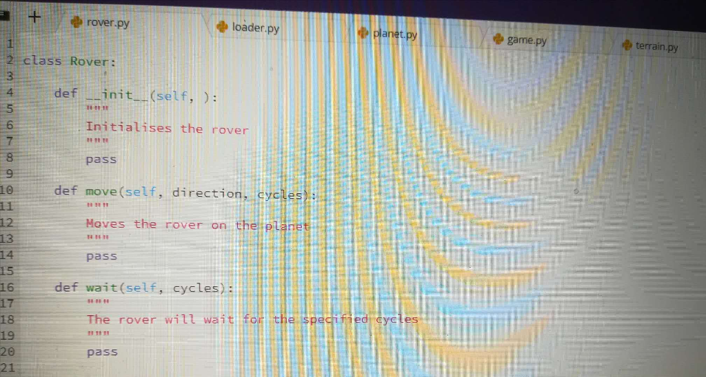 : Task Description Using the python programming language you are required to