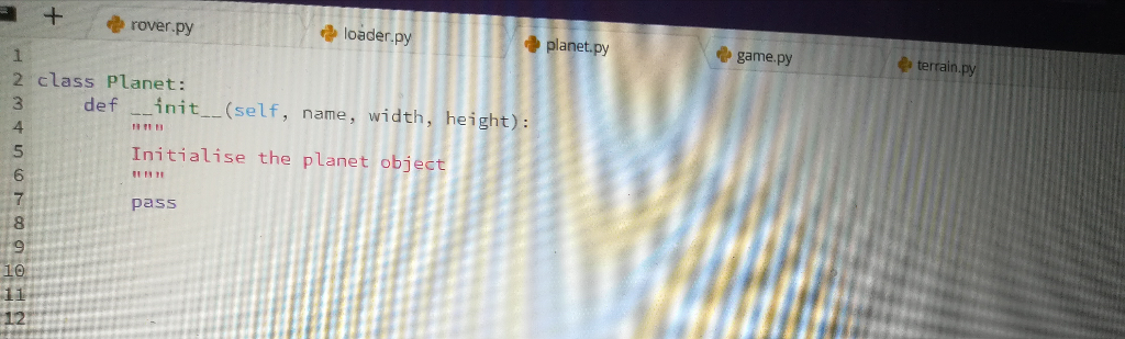 a planet with a planetary rover without running out of power. Main