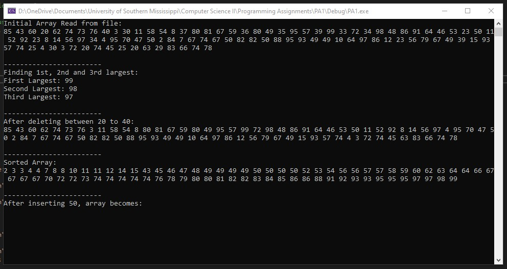 write for my CSC 102 C++ course. I've got a good majority