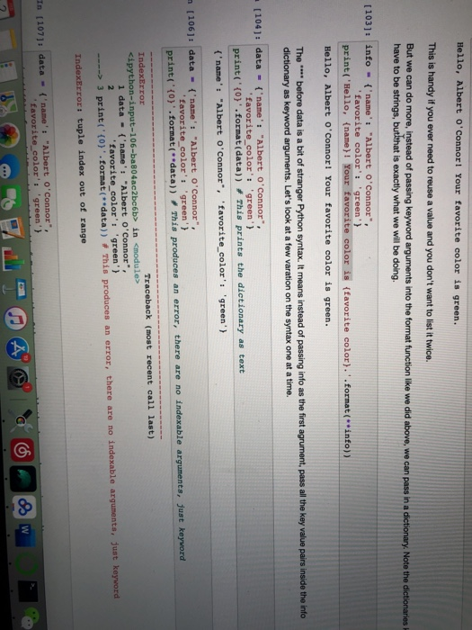 in this case we want to create two diction name and email