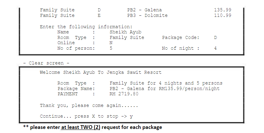 required to write a complete program to do the following: - Get